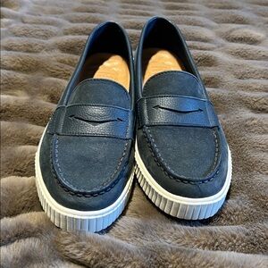 Sperry Anchor Leather Loafer Flats